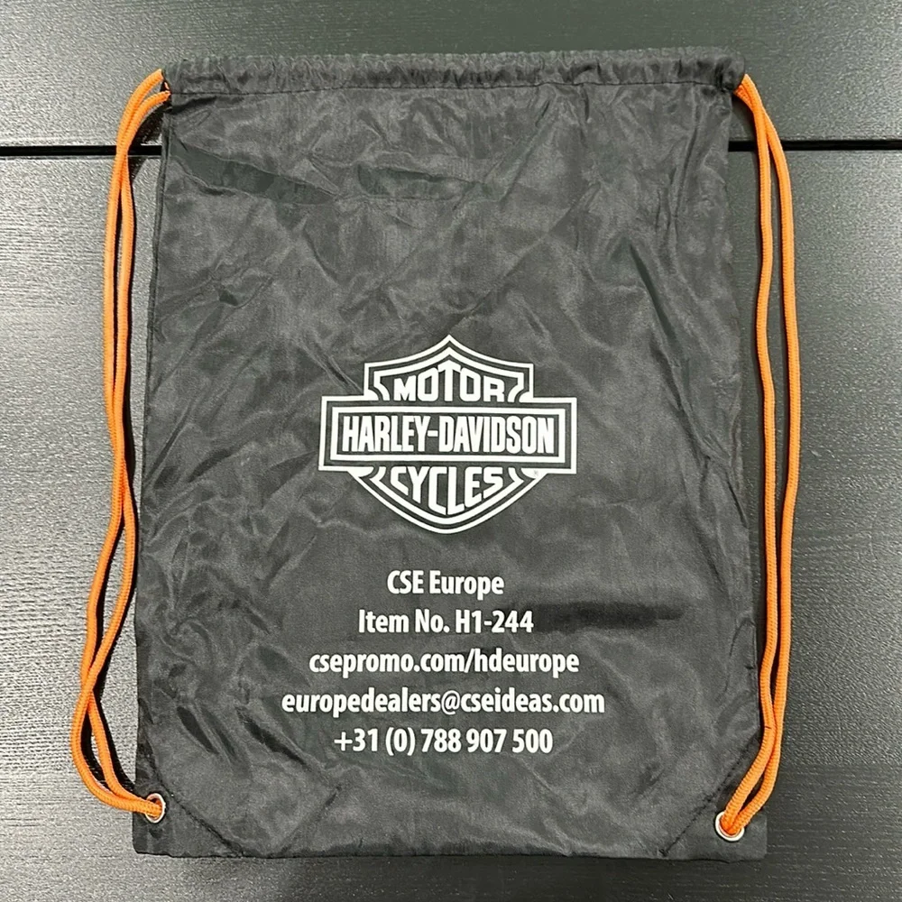 Harley-Davidson Nylon Drawstring Backpack
